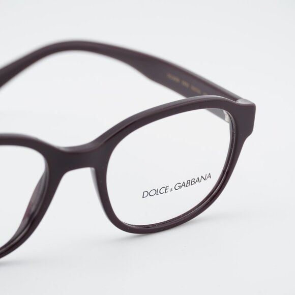 Dolce & Gabbana DG3339 3332 Eyeglasses Rectangle Bordeaux 53mm Frame - Picture 2 of 10